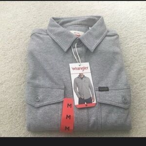 Wrangler Light Gray Men's Shirt Jacket